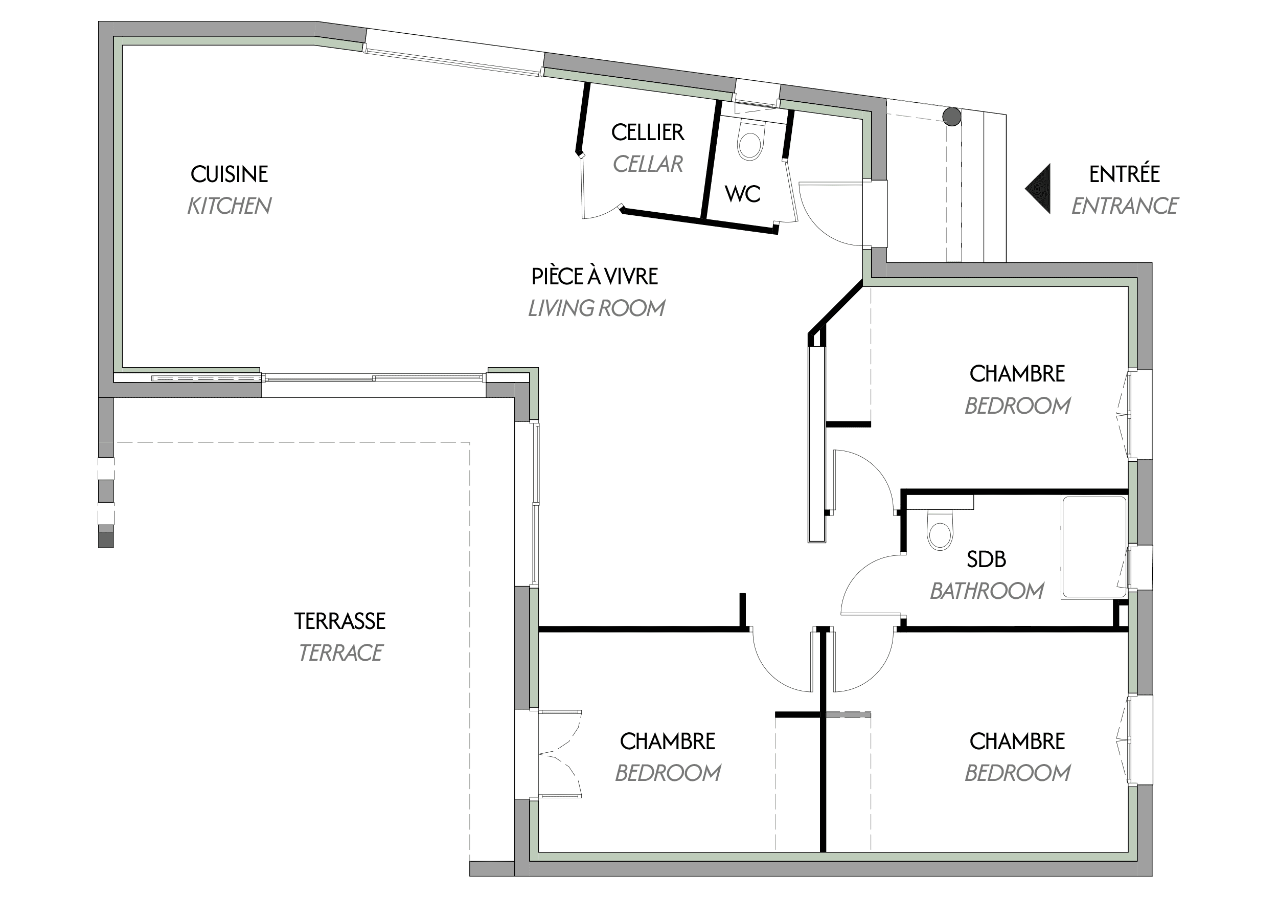 Plan intérieur